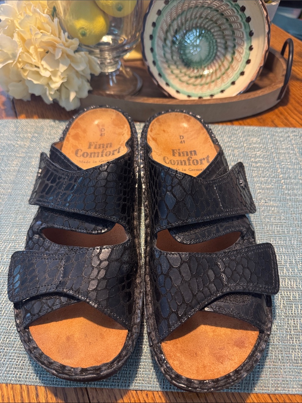 Finn Comfort Jamaika Slide Sandals - Women’s 41 10-10.5